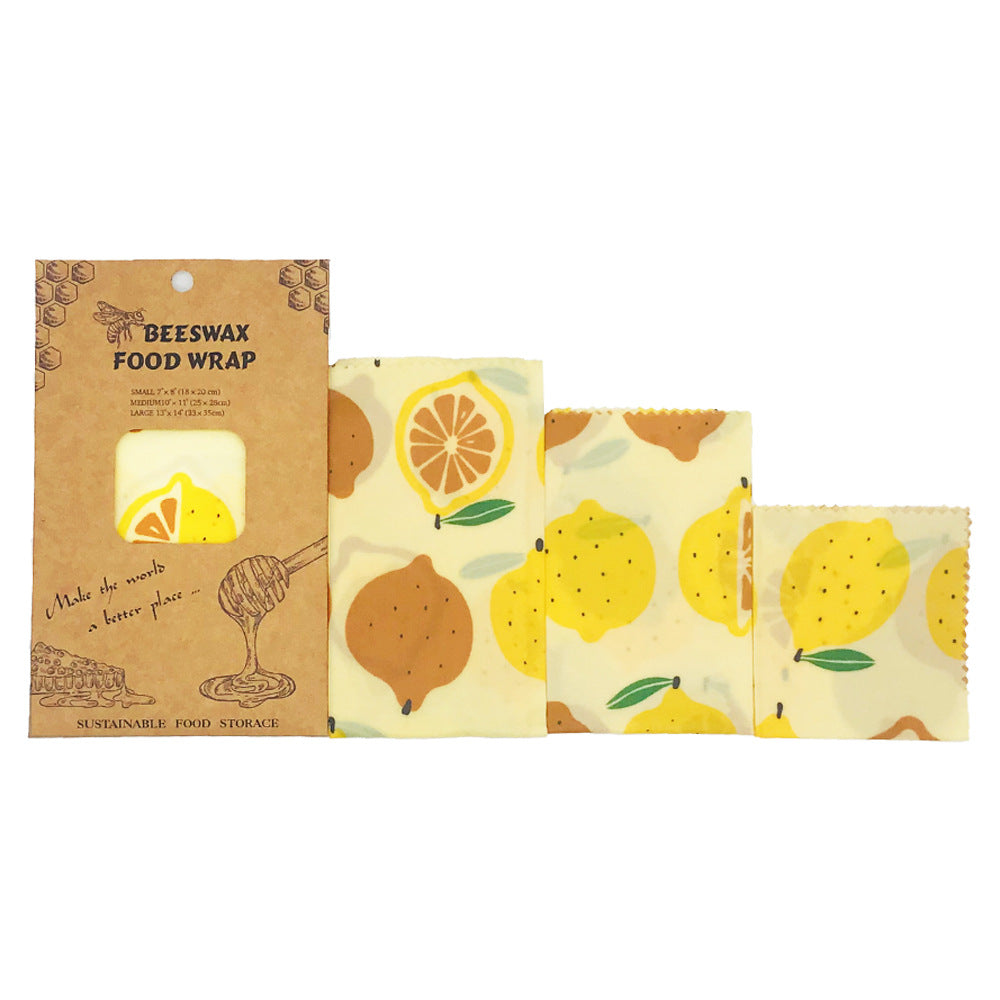 Organic cotton beeswax wrap texture close-up — natural beeswax coating