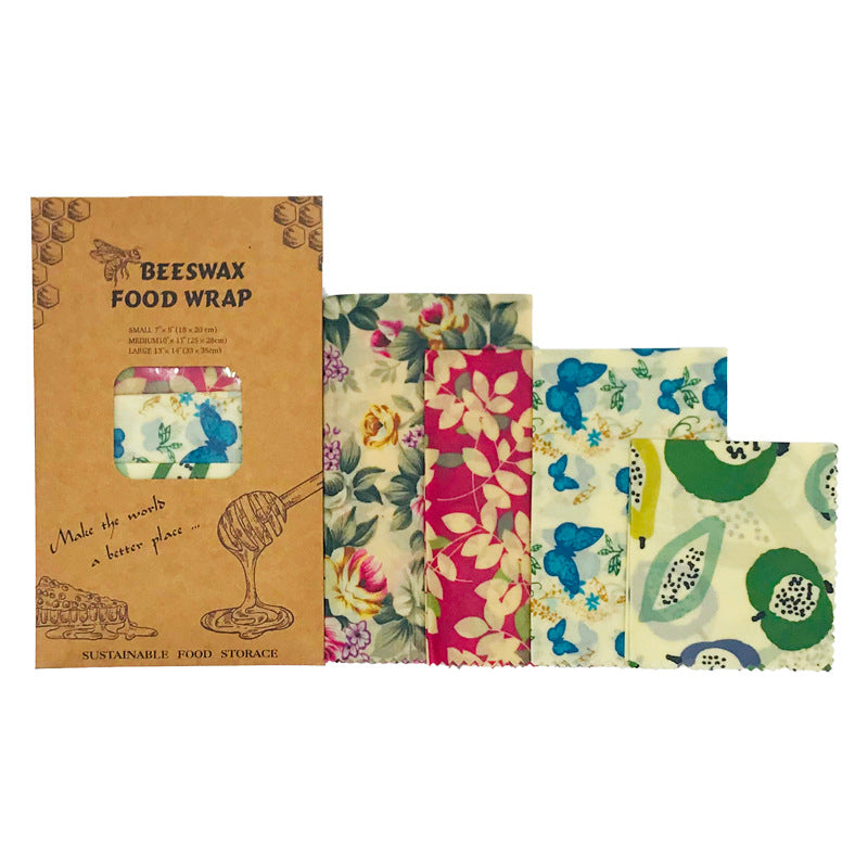 Beeswax wrap rinsing under cool water — care instructions