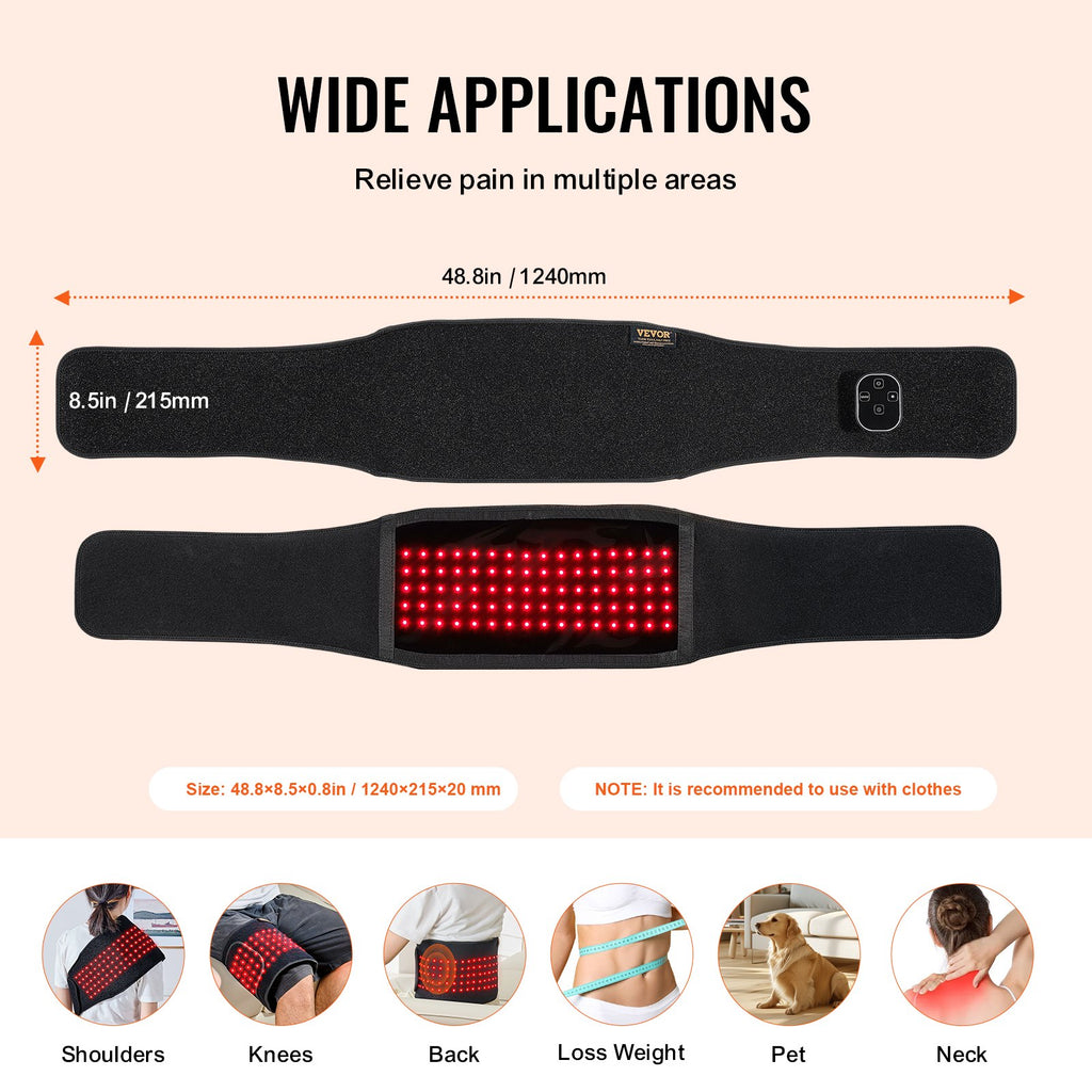 Red Light Therapy Belt — person using belt on knee joint for pain relief